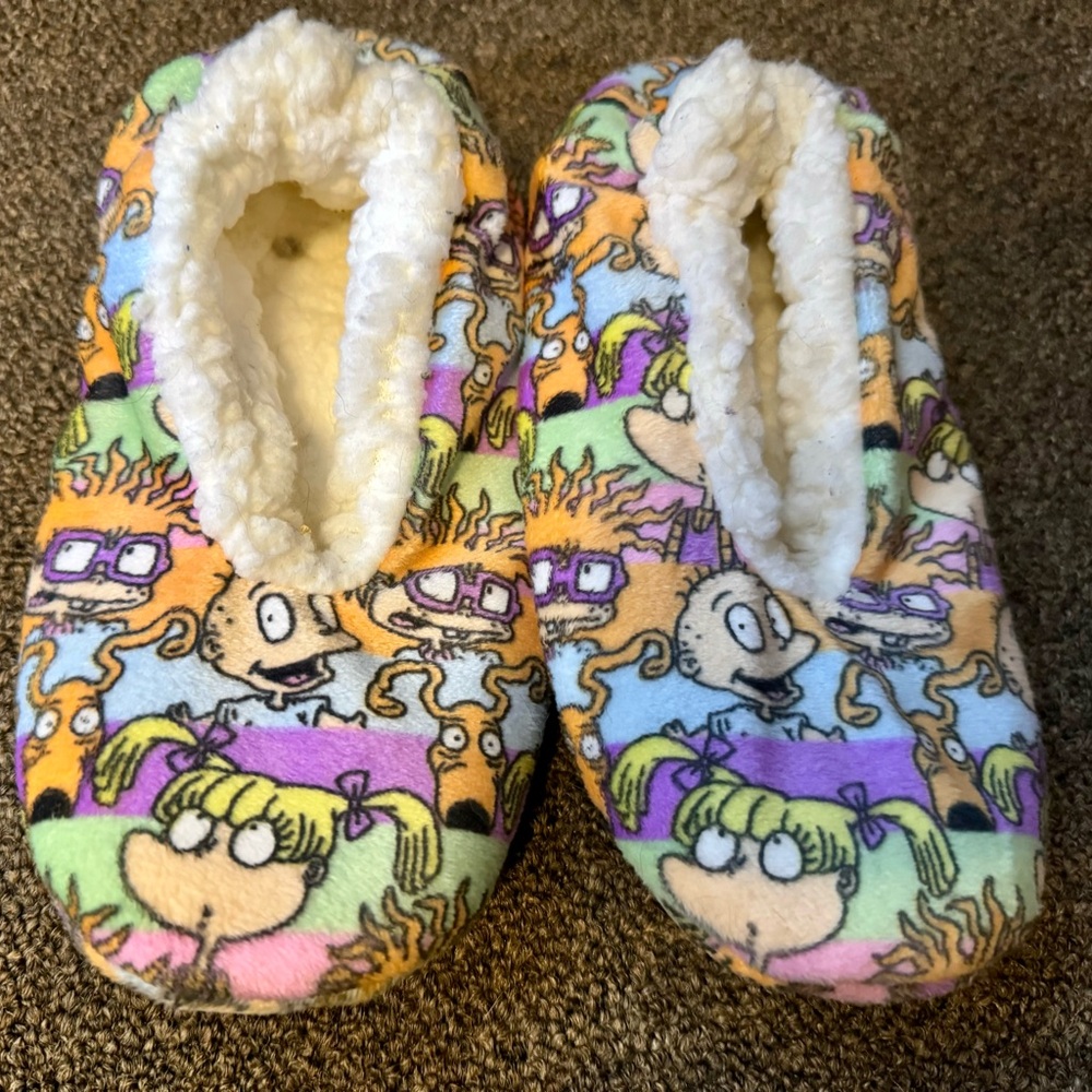 Rugrats Cozy Fuzzy Slippers